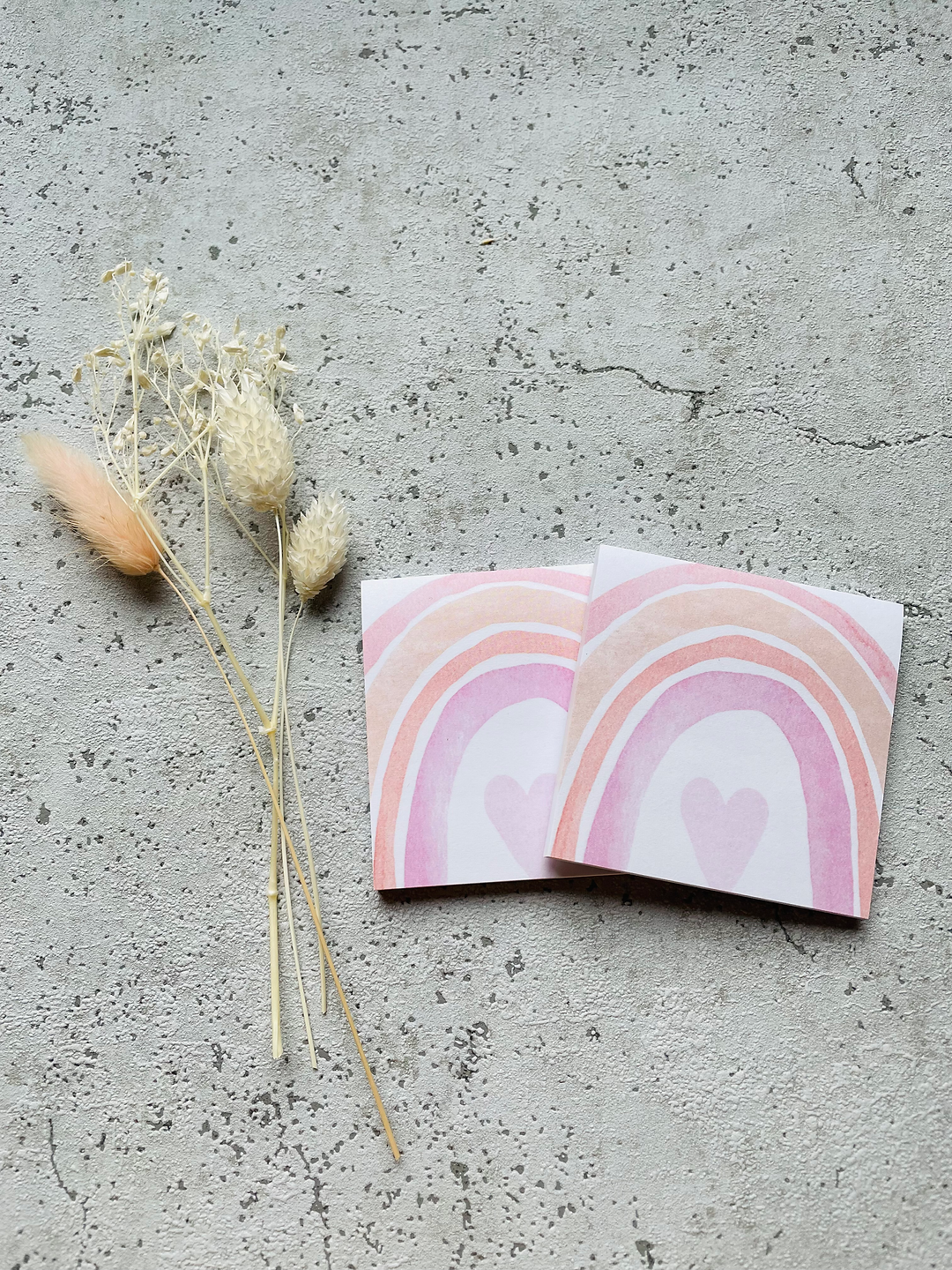 Klebezettel Post it • Regenbogen Aquarell •