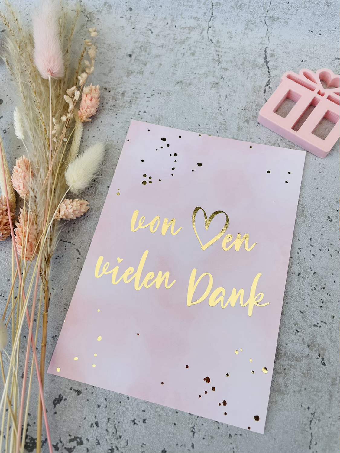 Karten von Herzen vielen Dank