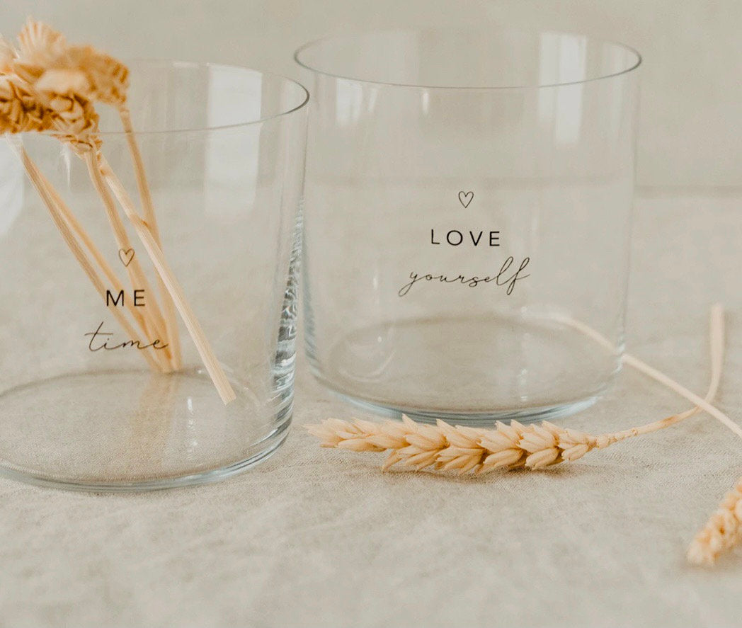 Trinkgläser im 2 er Set selflove
