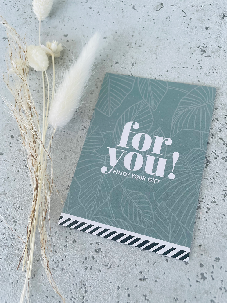 Mini Karten • for you • Mint