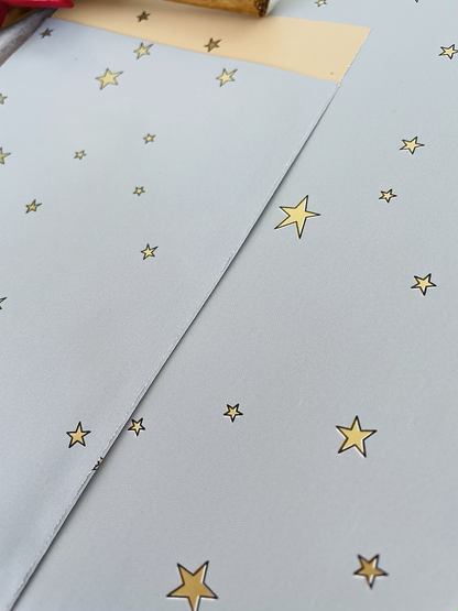 Papier Taschen  •Stars gold blau• 10 Stk