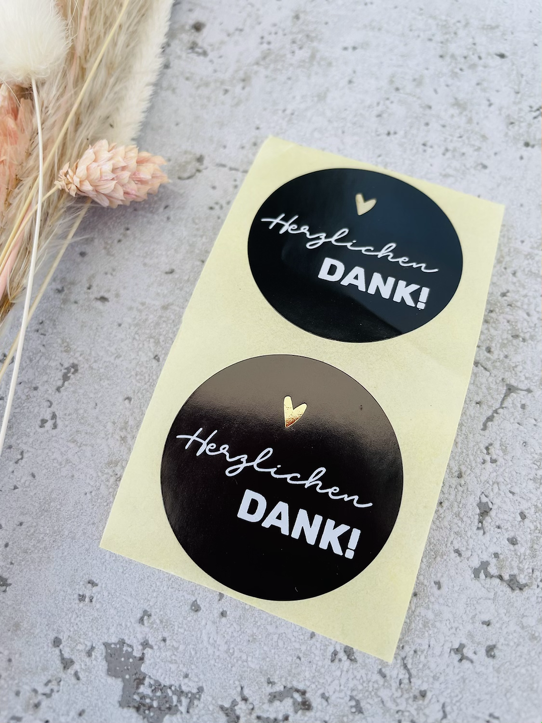 Sticker •Herzlichen Dank • 10 Stk.