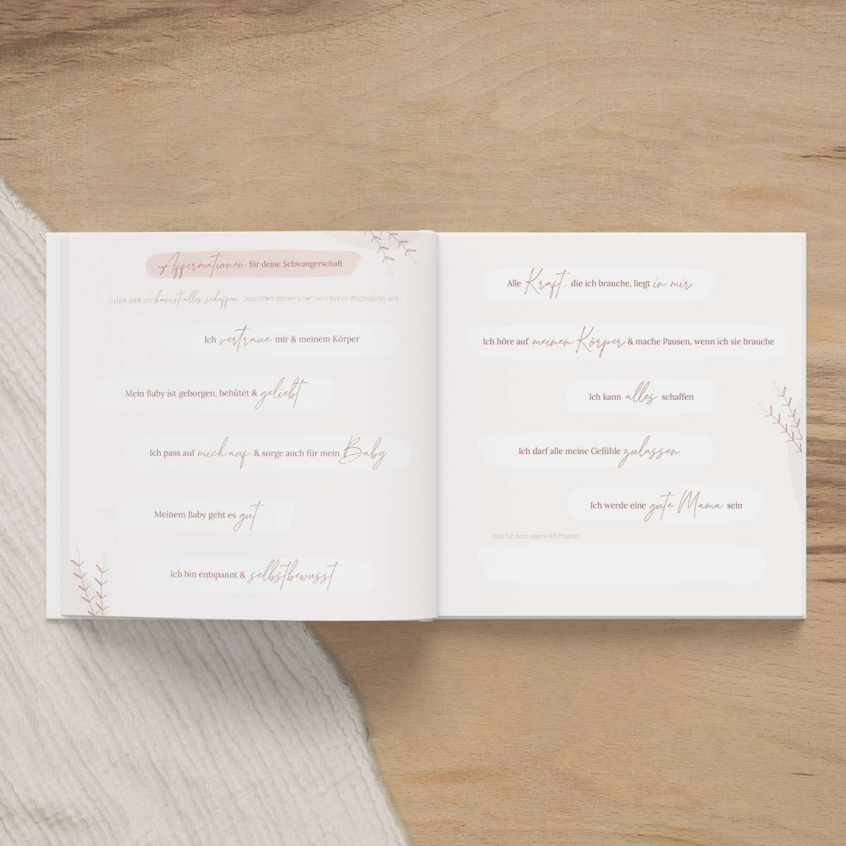 Erinnerungsbuch Schwangerschaft