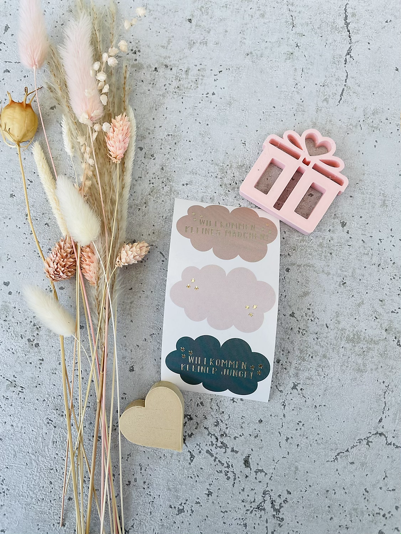 Sticker Willkommen kleiner Junge