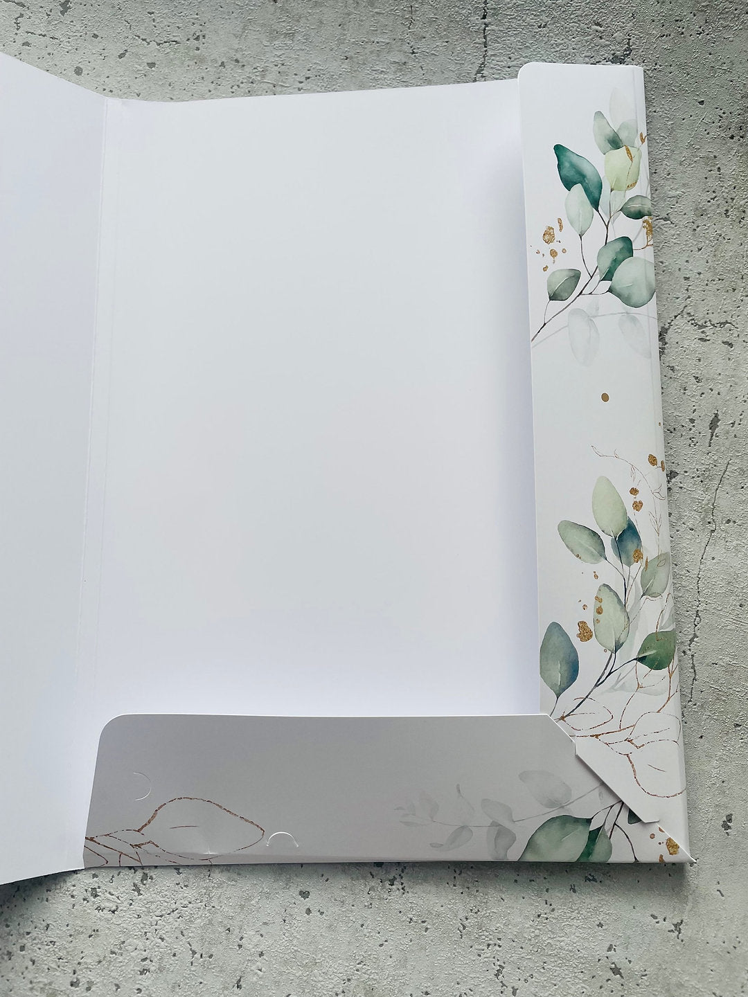 Mappe A4 im Eukalyptus Design