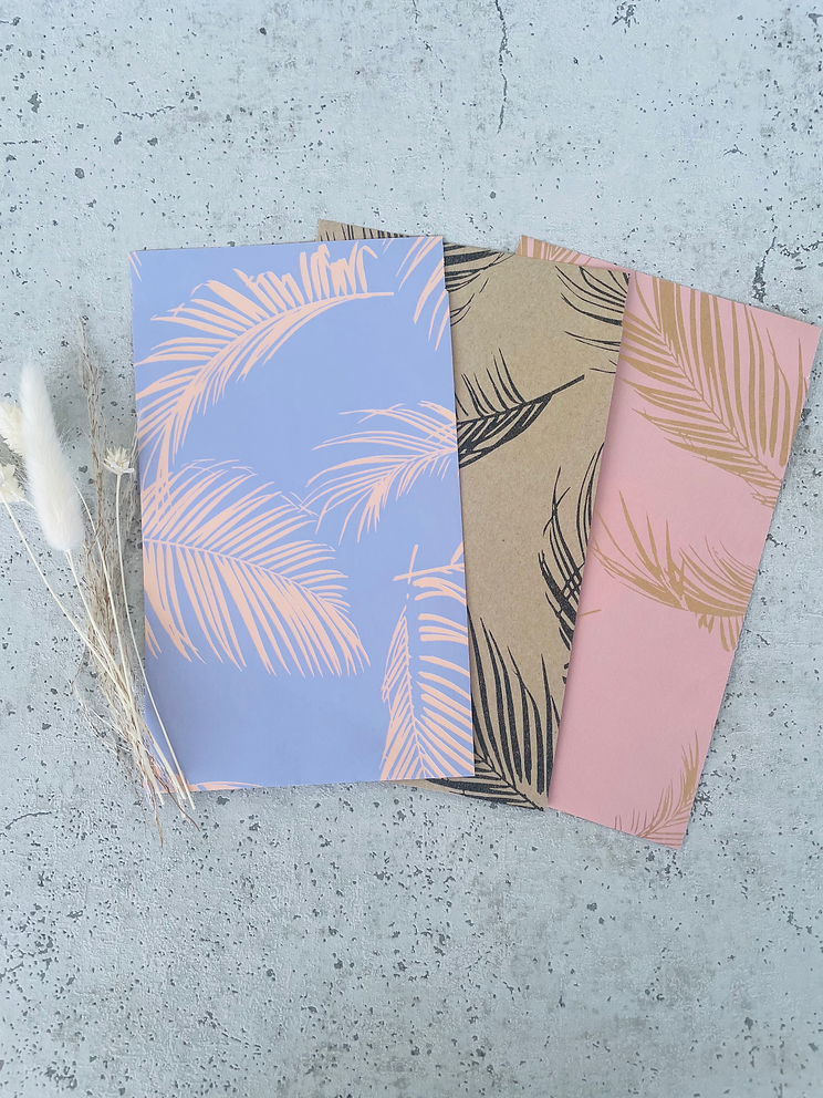 Papier Taschen  •Palmen • 10 Stk