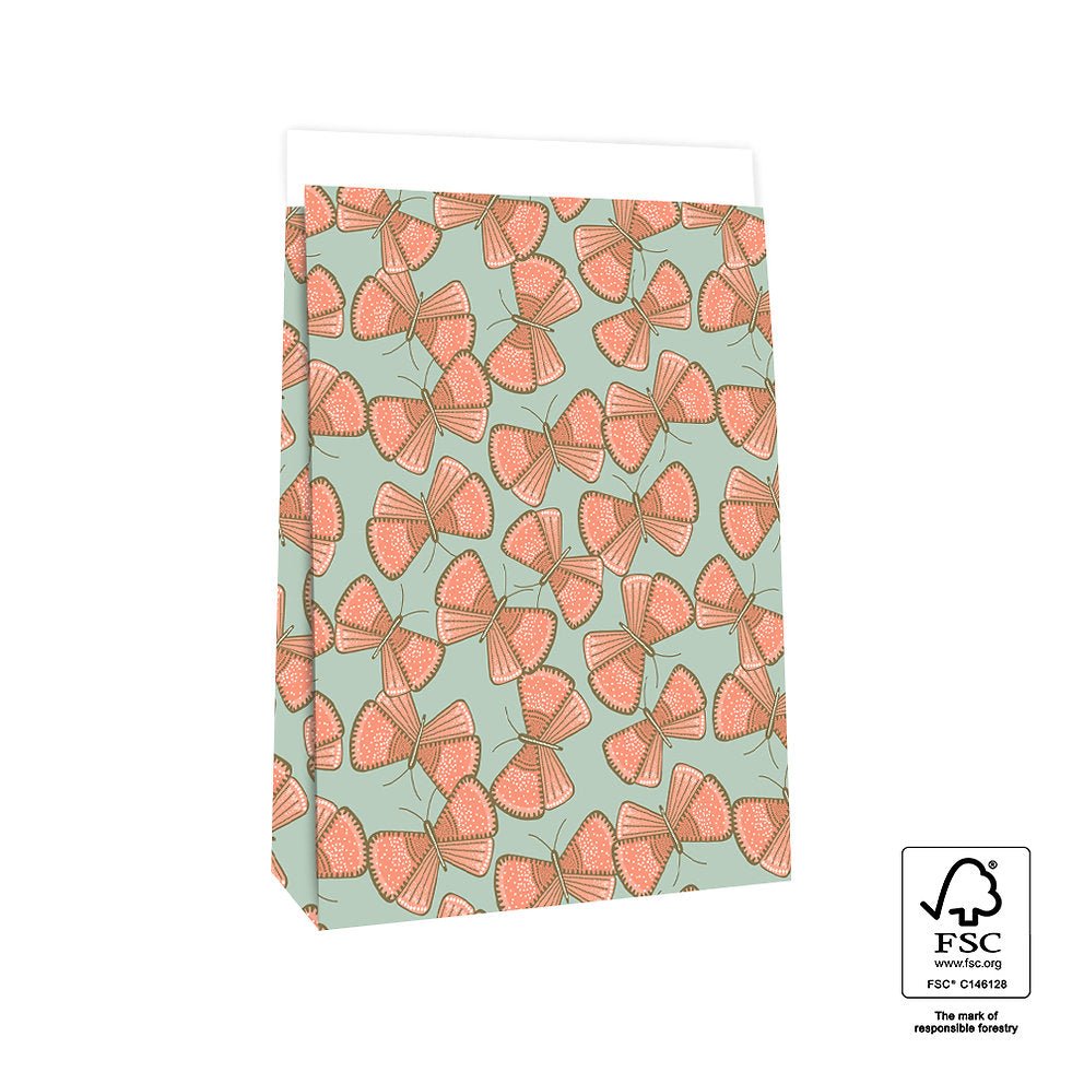 Blockbodenbeutel Schmetterlinge