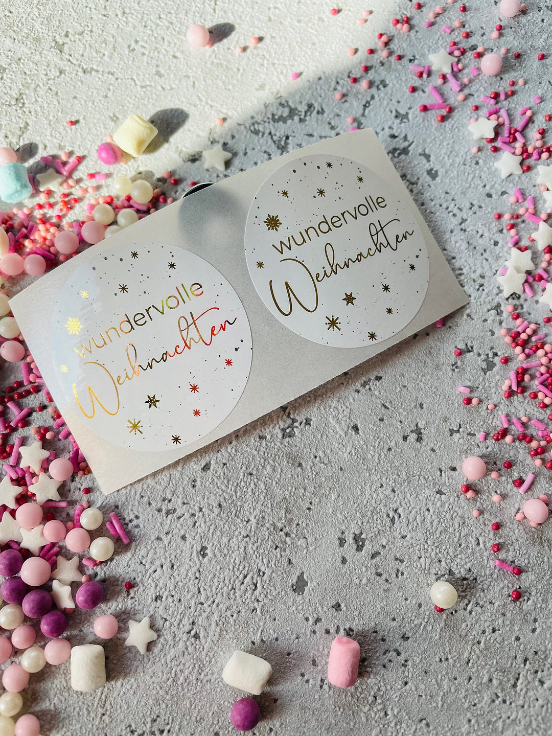 Sticker • Wundervolle Weihnachten • Eigenproduktion 10 Stk