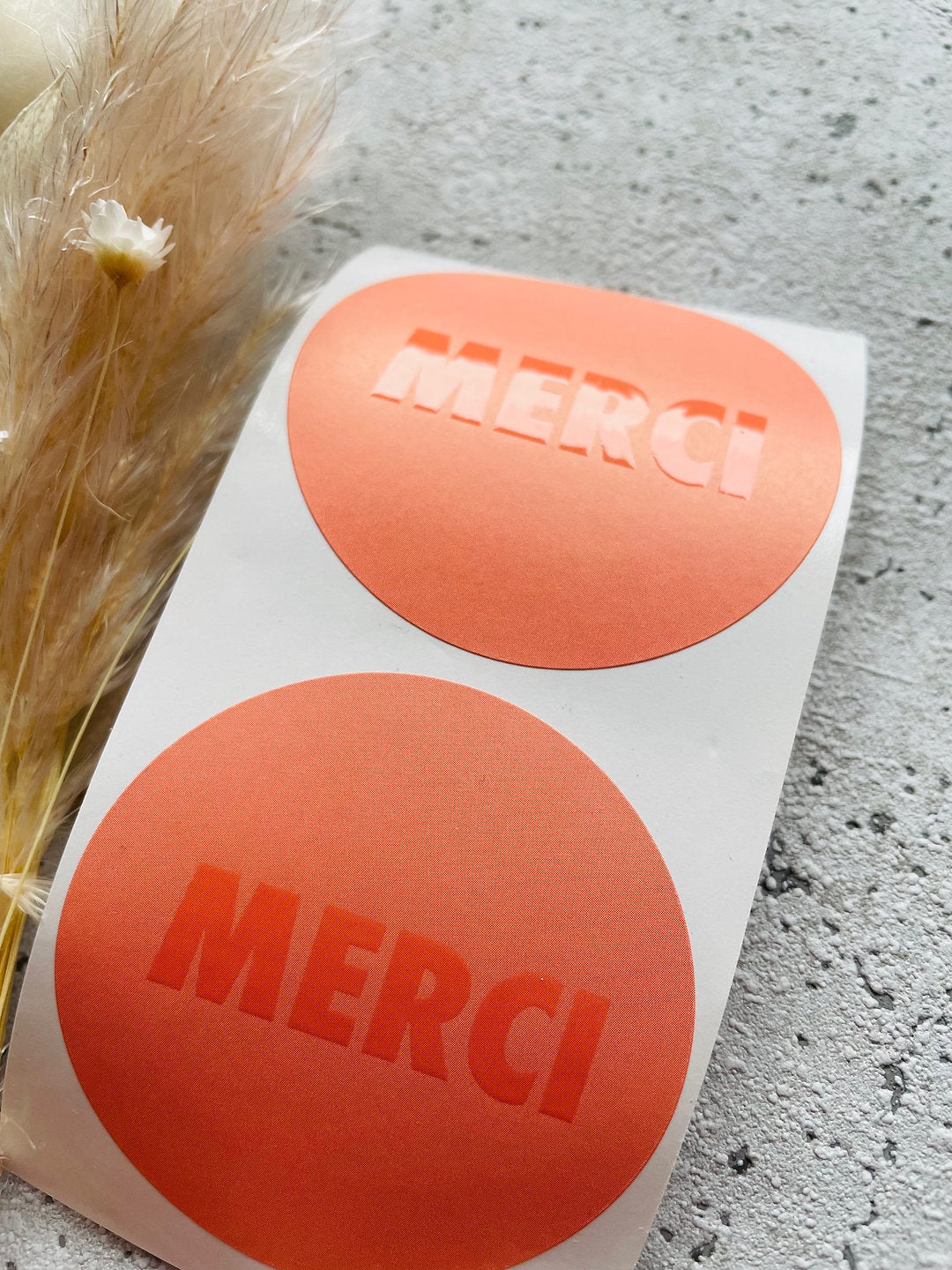 Sticker • merci • uv spot 10 Stk