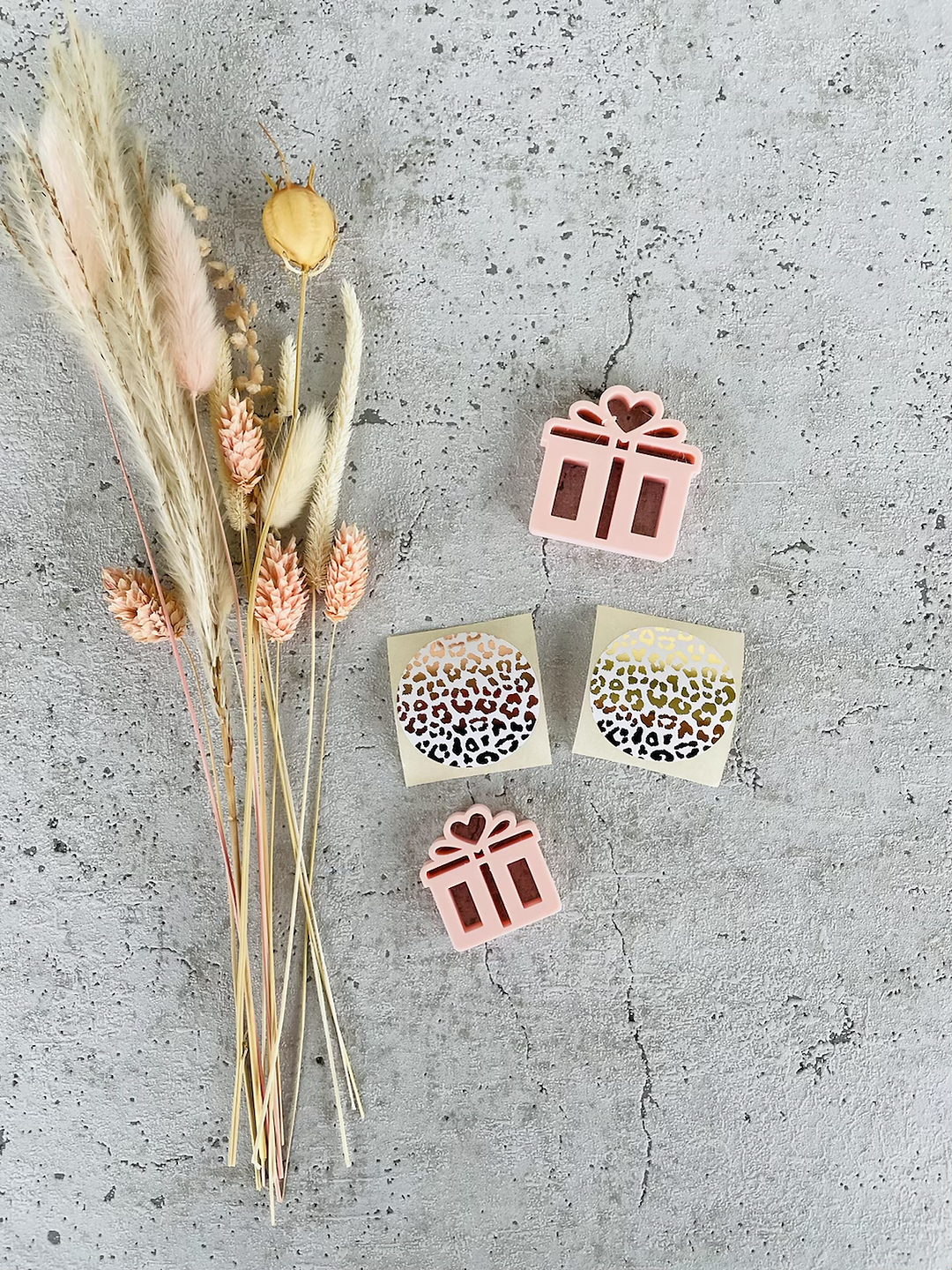 Sticker •Leo Gold oder Roségold• 10 Stk.