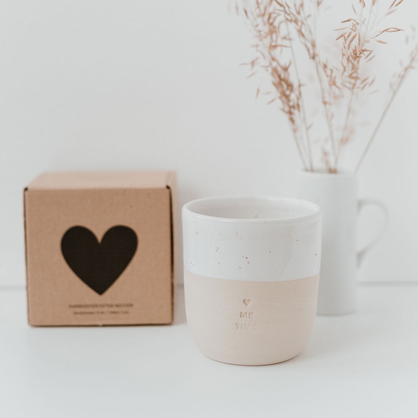 Becher •me time • Steingut