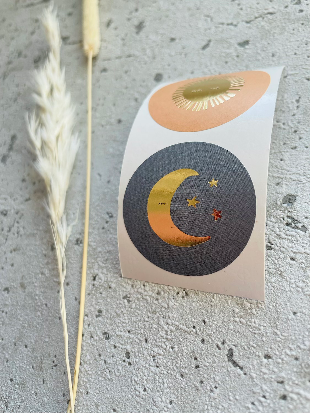 Sticker •sun and moon •  10 Stk.