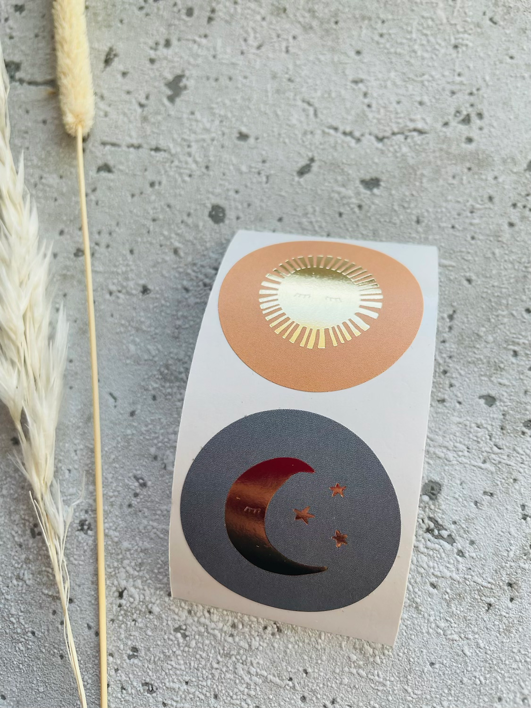 Sticker •sun and moon •  10 Stk.