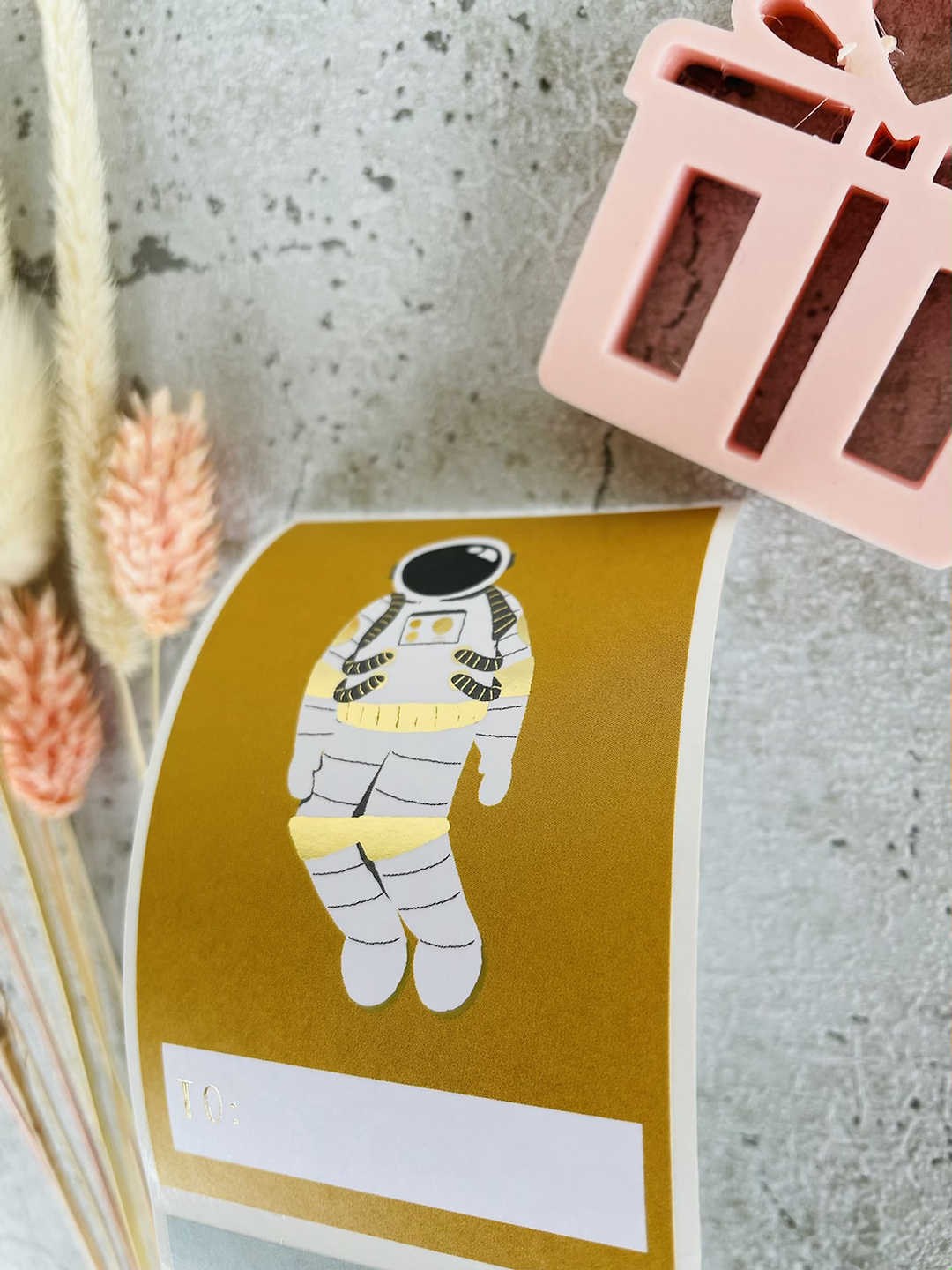 Sticker Astronaut und Ballerina