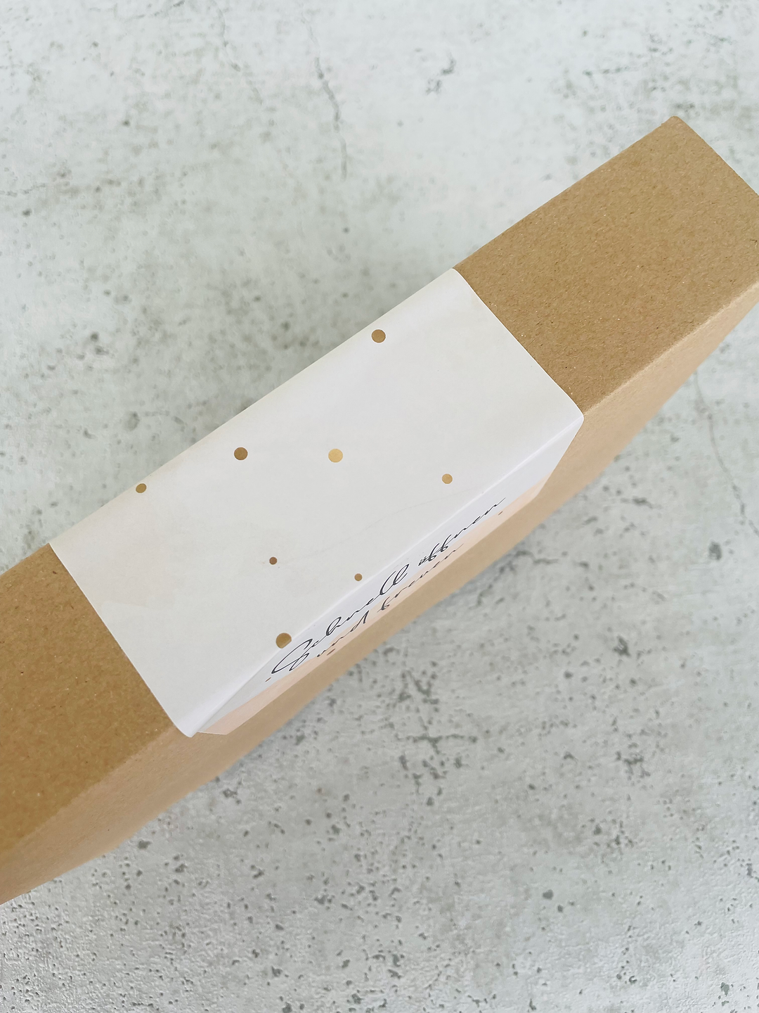 Packing Aufkleber im Gold Design