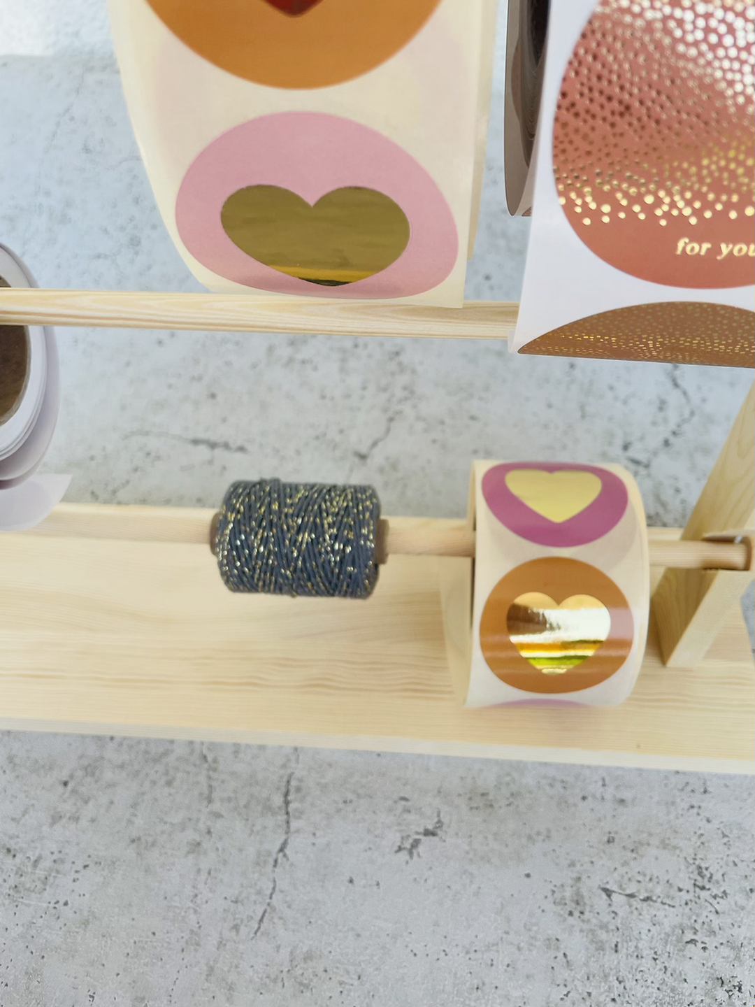 Rollenhalter Aufkleber und Bänder