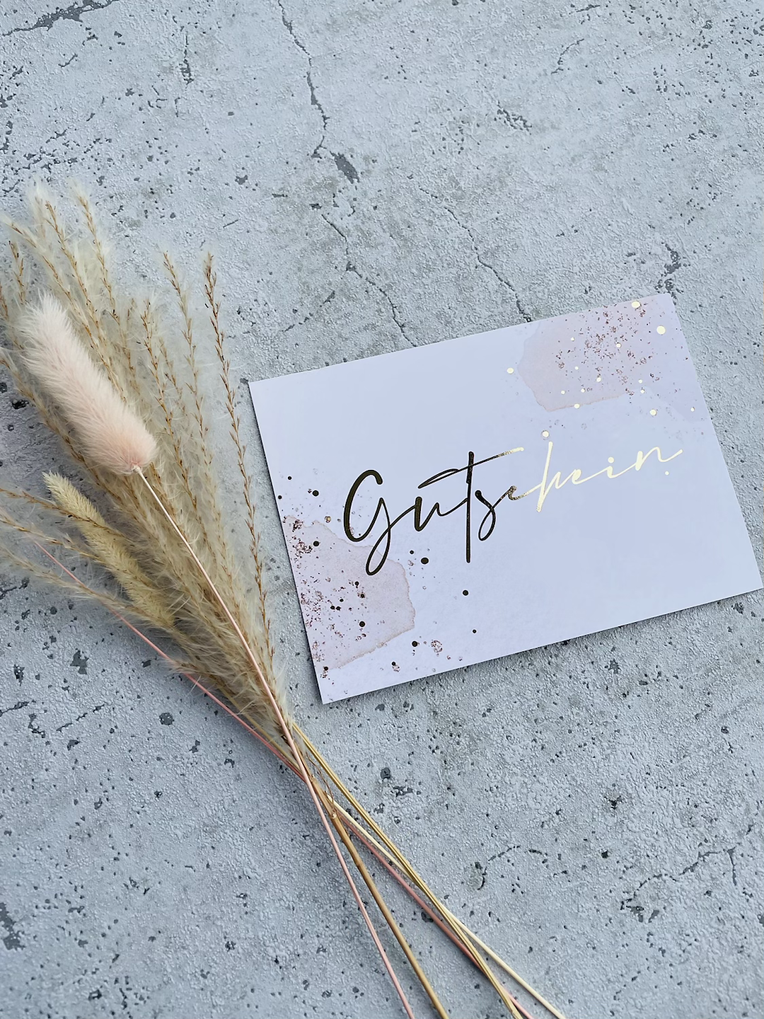 Gutschein Karten Boho Goldveredlung EIGENPRODUKTION