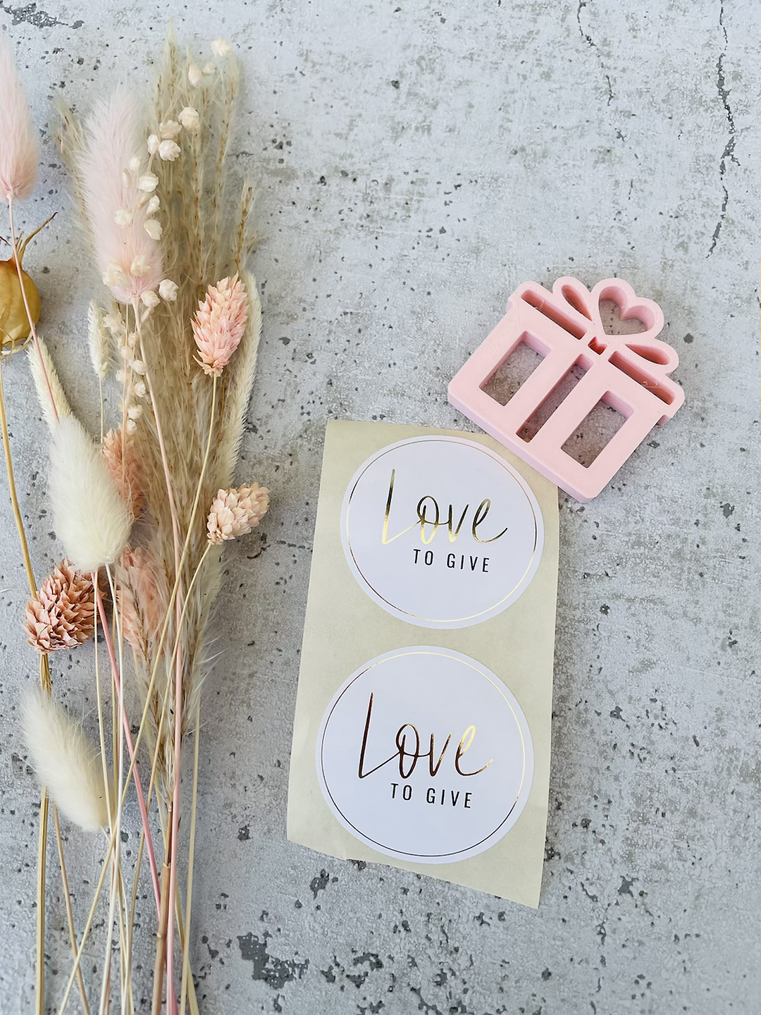 Sticker •Love to Give• 10 Stk.