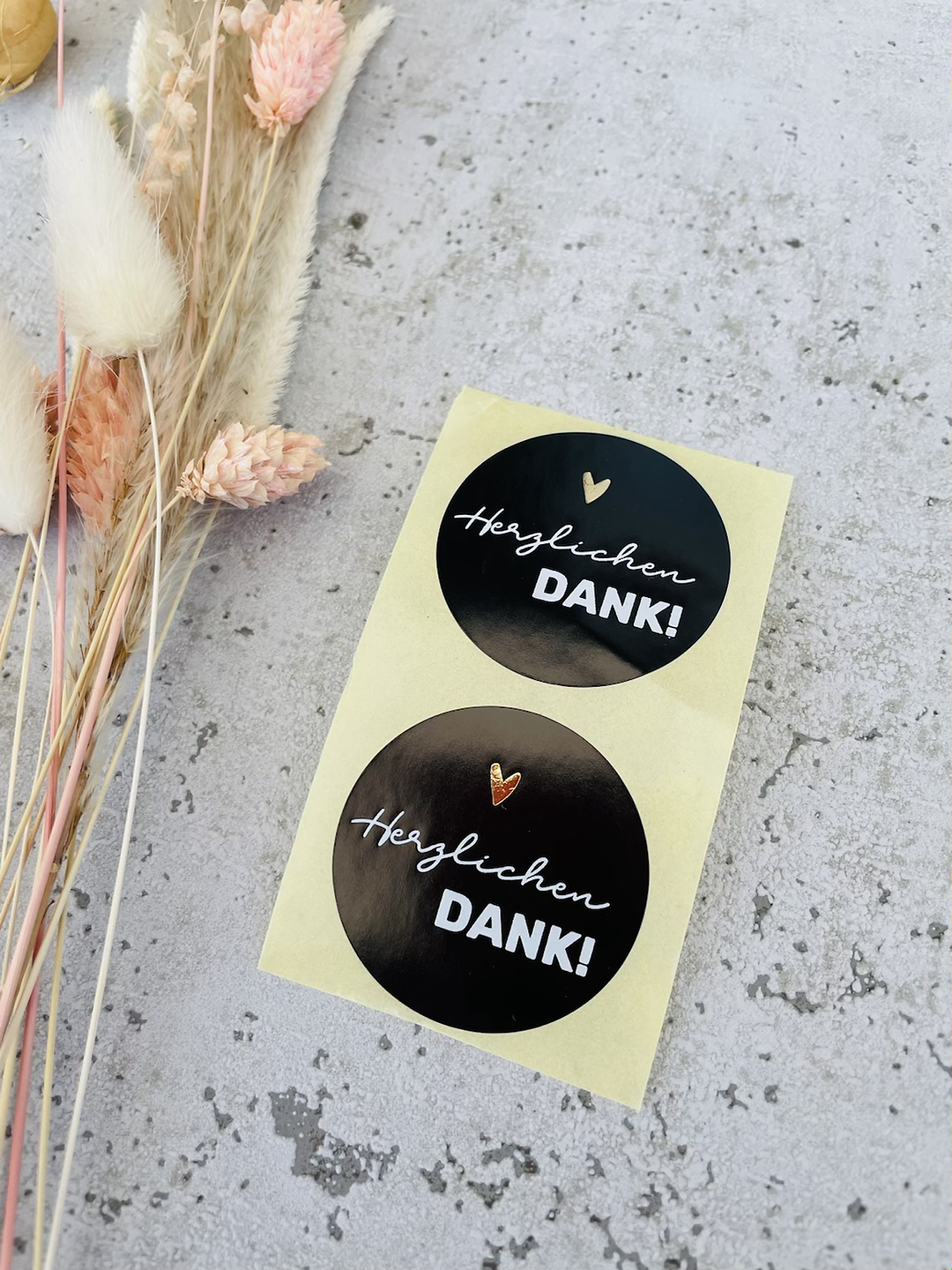 Sticker •Herzlichen Dank • 10 Stk.