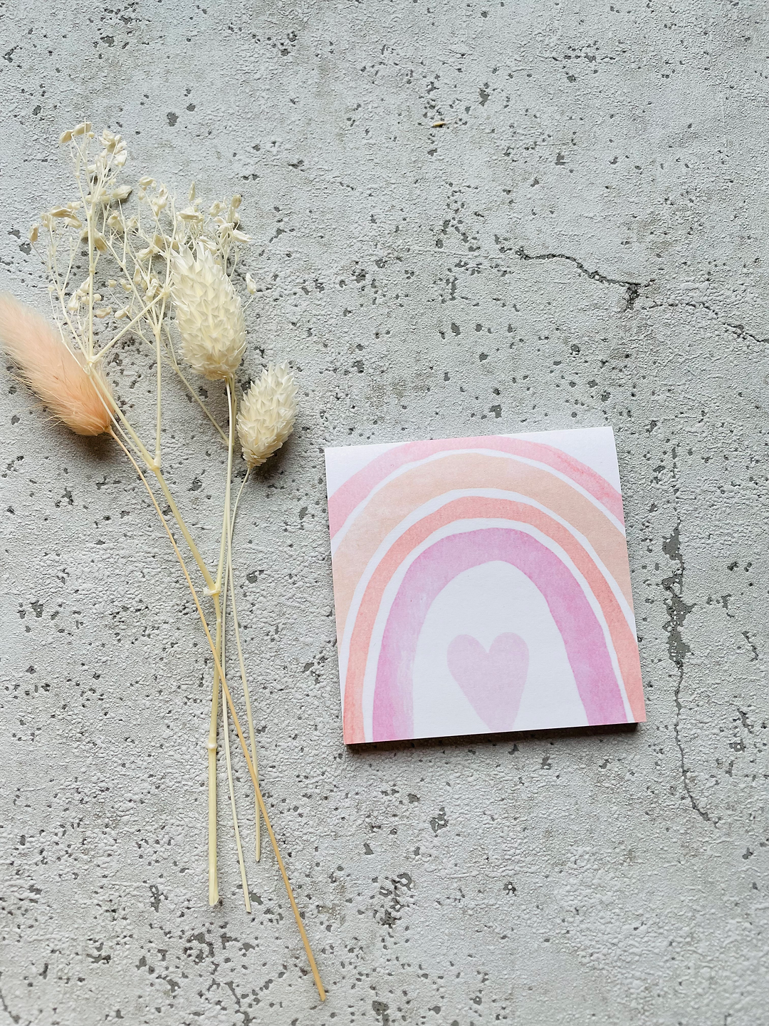 Klebezettel Post it • Regenbogen Aquarell •