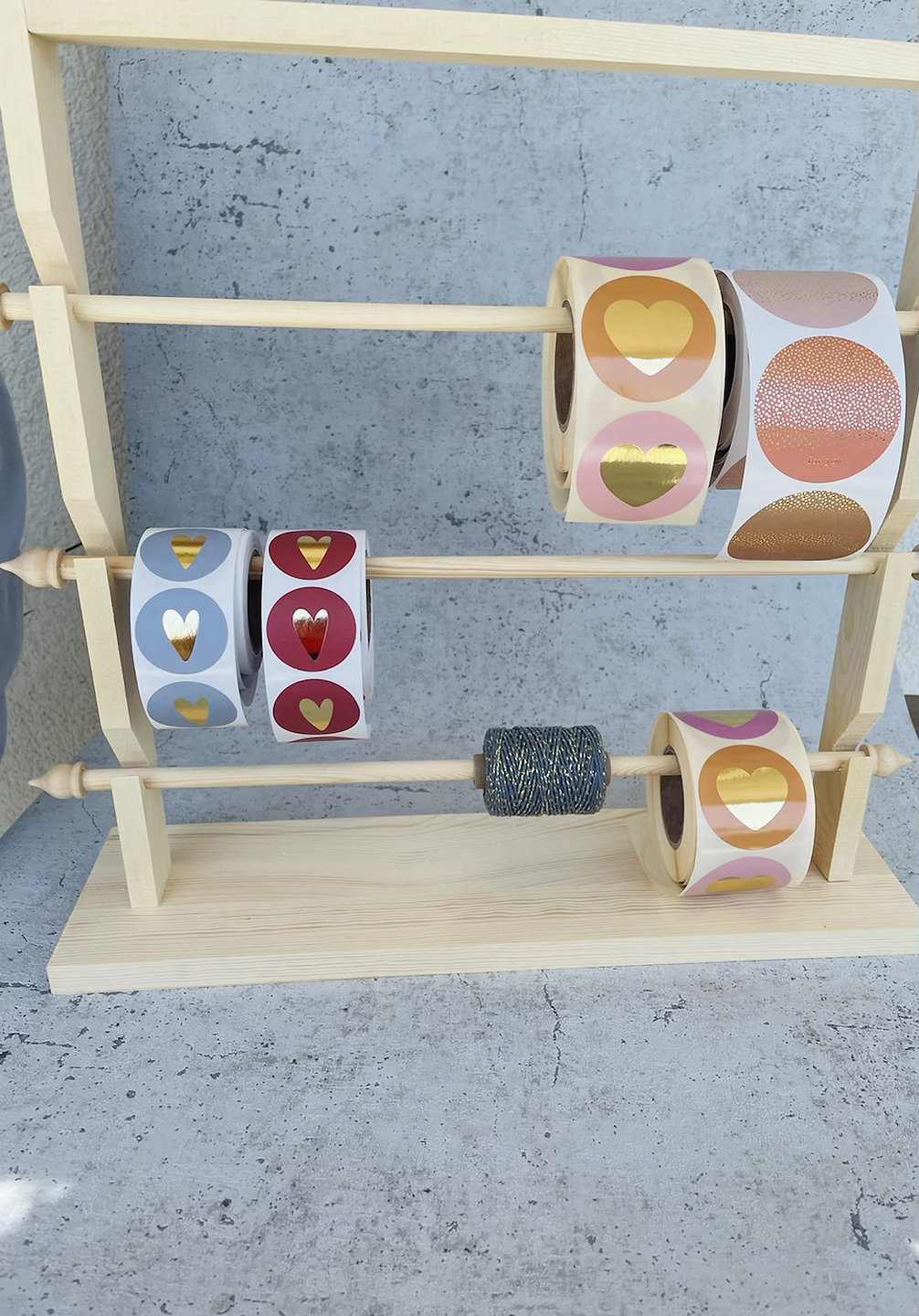 Rollenhalter Aufkleber und Bänder