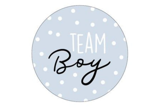 Sticker Team Boy Blau 250 Stück