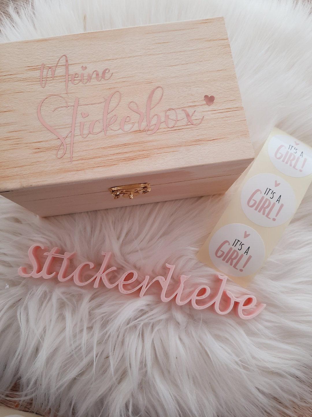 Sticker Its a Girl Weiß 250 Stück